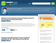 Tablet Screenshot of hrvendornews.com